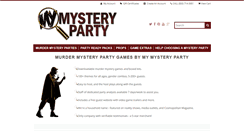 Desktop Screenshot of mymysteryparty.com