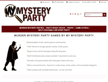 Tablet Screenshot of mymysteryparty.com